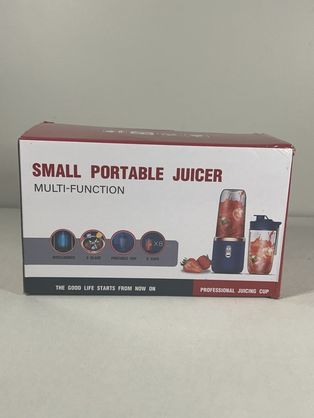 Small Portable Juicer - Blue | Compact Multi-Function Personal Blender